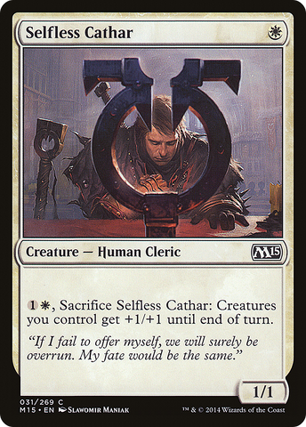 Selfless Cathar [Magic 2015] - The Mythic Store | 24h Order Processing