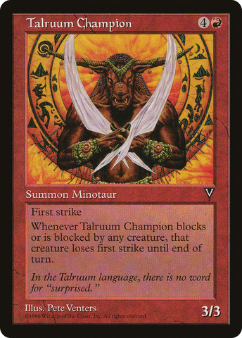 Talruum Champion [Visions] - The Mythic Store | 24h Order Processing