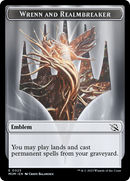 Elemental (9) // Wrenn and Realmbreaker Emblem Double-Sided Token [March of the Machine Tokens] - The Mythic Store | 24h Order Processing
