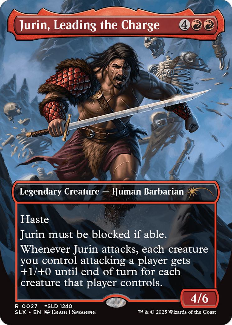 Jurin, Leading the Charge [Secret Lair: Universes Within] - The Mythic Store | 24h Order Processing