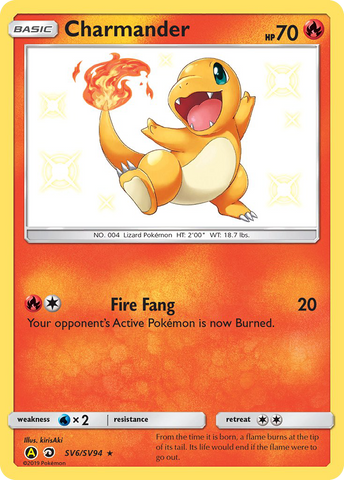 Charmander (SV6/SV94) [Sun & Moon: Hidden Fates - Shiny Vault] - The Mythic Store | 24h Order Processing