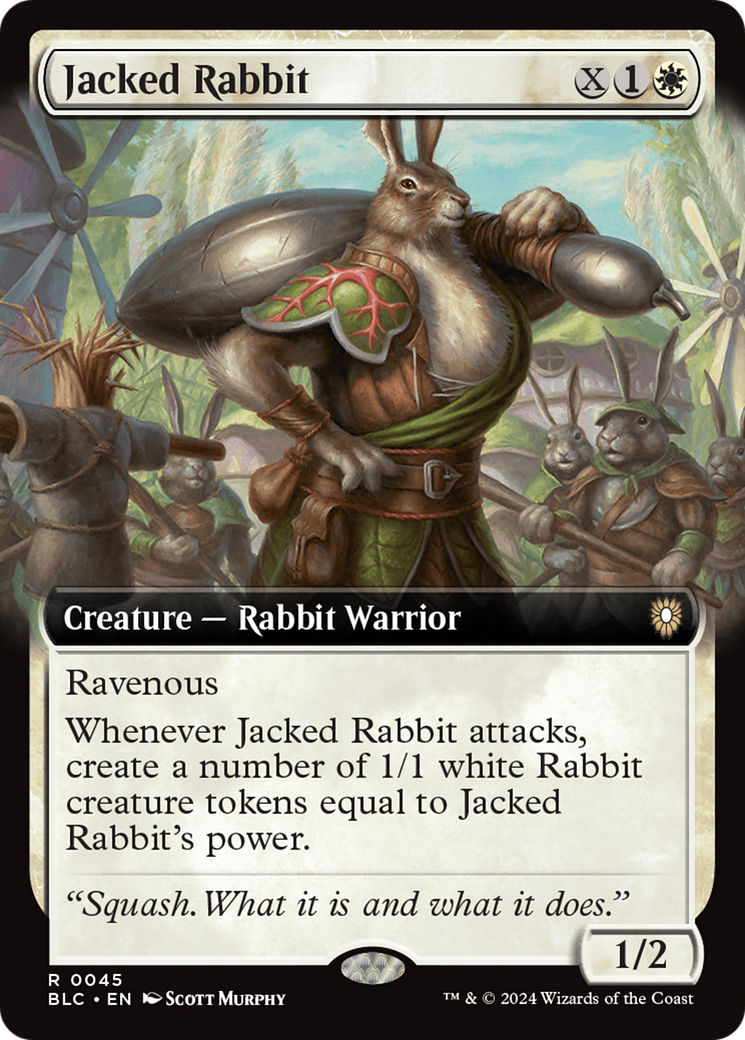 Jacked Rabbit (Extended Art) [Bloomburrow Commander] - The Mythic Store | 24h Order Processing