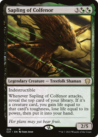 Sapling of Colfenor [Commander 2021] - The Mythic Store | 24h Order Processing