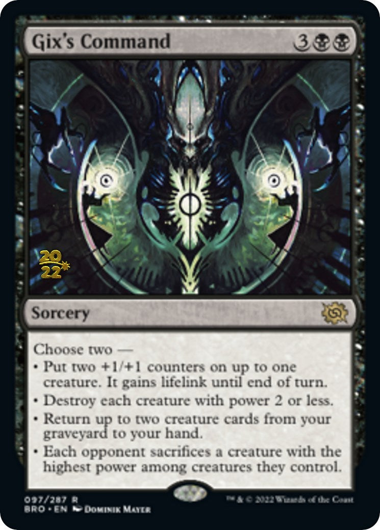 Gix's Command [The Brothers' War Prerelease Promos] - The Mythic Store | 24h Order Processing