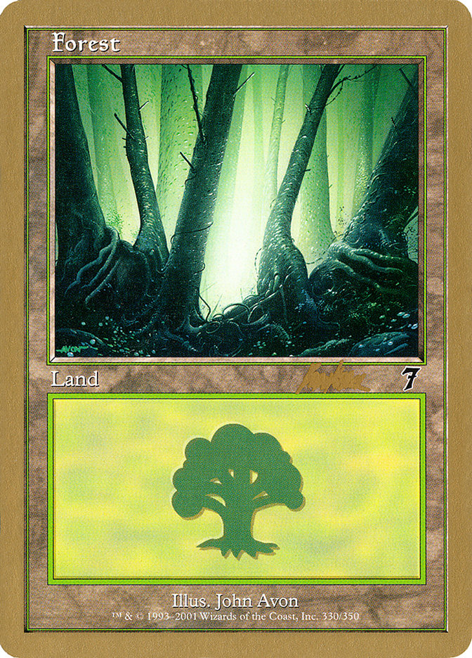 Forest (bk330) (Brian Kibler) [World Championship Decks 2002] - The Mythic Store | 24h Order Processing