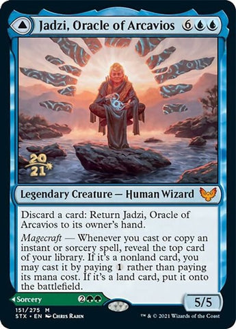 Jadzi, Oracle of Arcavios // Journey to the Oracle [Strixhaven: School of Mages Prerelease Promos] - The Mythic Store | 24h Order Processing