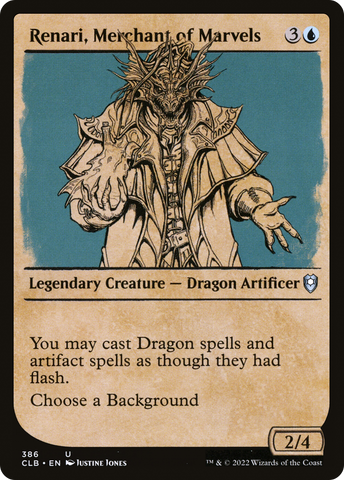 Renari, Merchant of Marvels (Showcase) [Commander Legends: Battle for Baldur's Gate] - The Mythic Store | 24h Order Processing