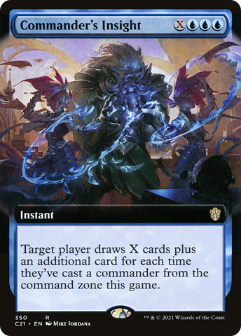 Commander's Insight (Extended Art) [Commander 2021] - The Mythic Store | 24h Order Processing