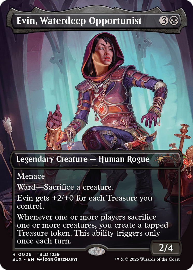 Evin, Waterdeep Opportunist [Secret Lair: Universes Within] - The Mythic Store | 24h Order Processing