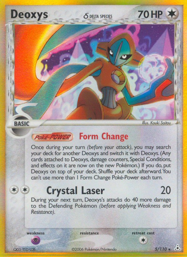 Deoxys (5/110) (Delta Species) [EX: Holon Phantoms] - The Mythic Store | 24h Order Processing