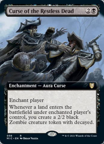 Curse of the Restless Dead (Extended Art) [Innistrad: Midnight Hunt Commander] - The Mythic Store | 24h Order Processing