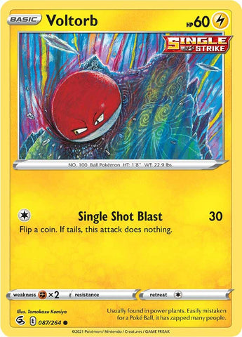 Voltorb (087/264) [Sword & Shield: Fusion Strike] - The Mythic Store | 24h Order Processing