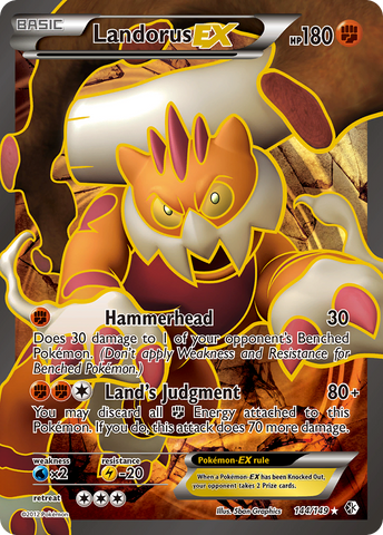 Landorus EX (144/149) [Black & White: Boundaries Crossed] - The Mythic Store | 24h Order Processing