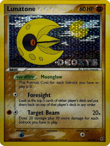 Lunatone (36/107) (Stamped) [EX: Deoxys] - The Mythic Store | 24h Order Processing