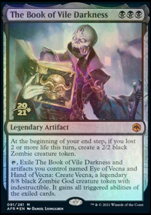 The Book of Vile Darkness [Dungeons & Dragons: Adventures in the Forgotten Realms Prerelease Promos] - The Mythic Store | 24h Order Processing