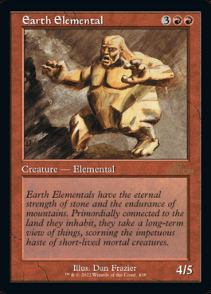 Earth Elemental (Retro) [30th Anniversary Edition] - The Mythic Store | 24h Order Processing