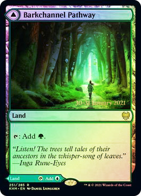 Barkchannel Pathway // Tidechannel Pathway [Kaldheim Prerelease Promos] - The Mythic Store | 24h Order Processing