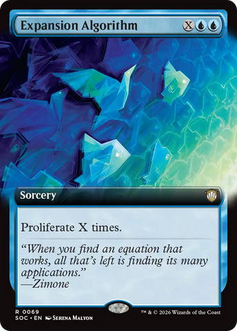 Expansion Algorithm (Extended Art) [Secrets of Strixhaven Commander] - The Mythic Store | 24h Order Processing