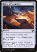 Letter of Acceptance [Strixhaven: School of Mages] - The Mythic Store | 24h Order Processing