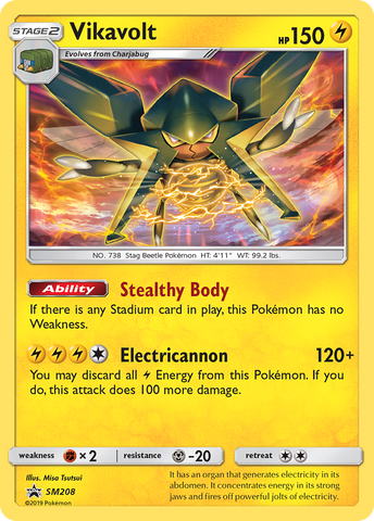 Vikavolt (SM208) [Sun & Moon: Black Star Promos] - The Mythic Store | 24h Order Processing