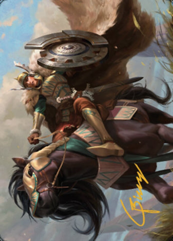 Knight of Dawn's Light Art Card (Gold-Stamped Signature) [Dominaria United Art Series] - The Mythic Store | 24h Order Processing