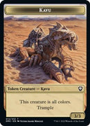 Kavu // Bear Double-Sided Token [Dominaria United Commander Tokens] - The Mythic Store | 24h Order Processing