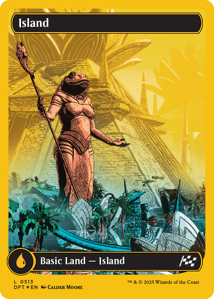 Island (0513) (First-Place Foil) [Aetherdrift] - The Mythic Store | 24h Order Processing