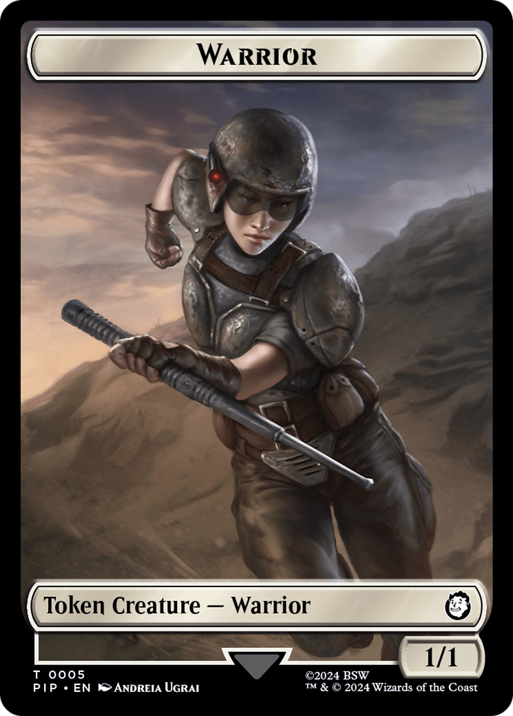 Treasure (0019) // Warrior Double-Sided Token [Fallout Tokens] - The Mythic Store | 24h Order Processing