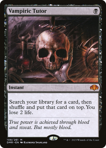 Vampiric Tutor [Dominaria Remastered] - The Mythic Store | 24h Order Processing