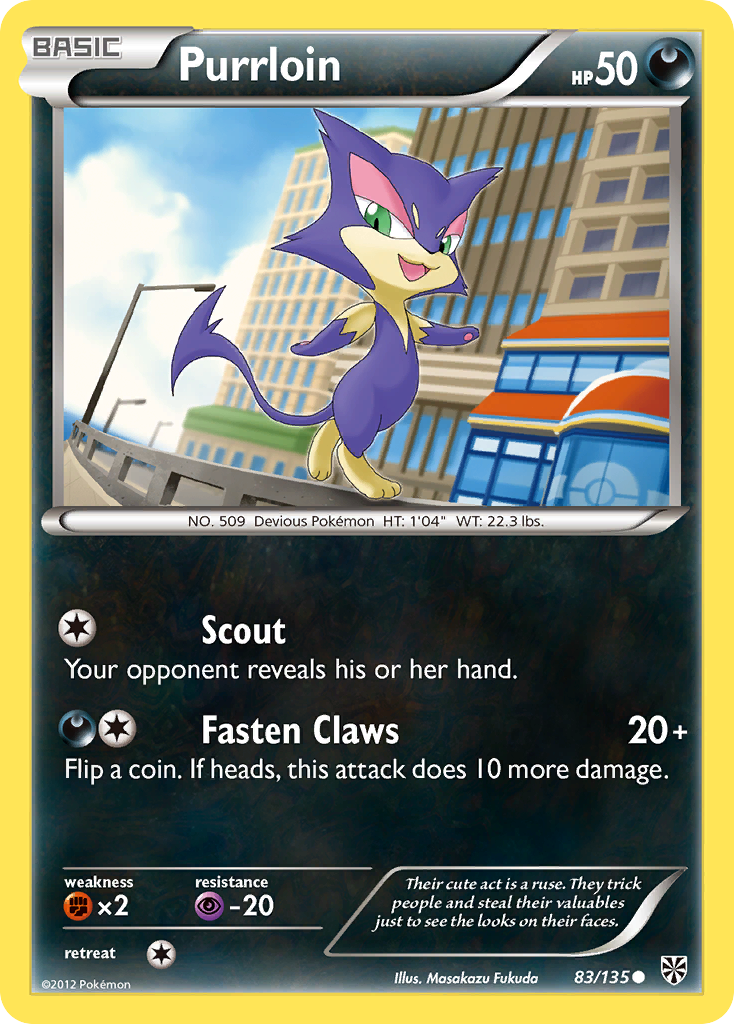 Purrloin (83/135) [Black & White: Plasma Storm] - The Mythic Store | 24h Order Processing