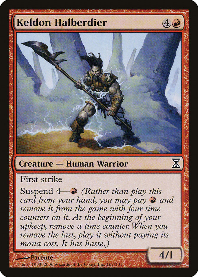 Keldon Halberdier [Time Spiral] - The Mythic Store | 24h Order Processing