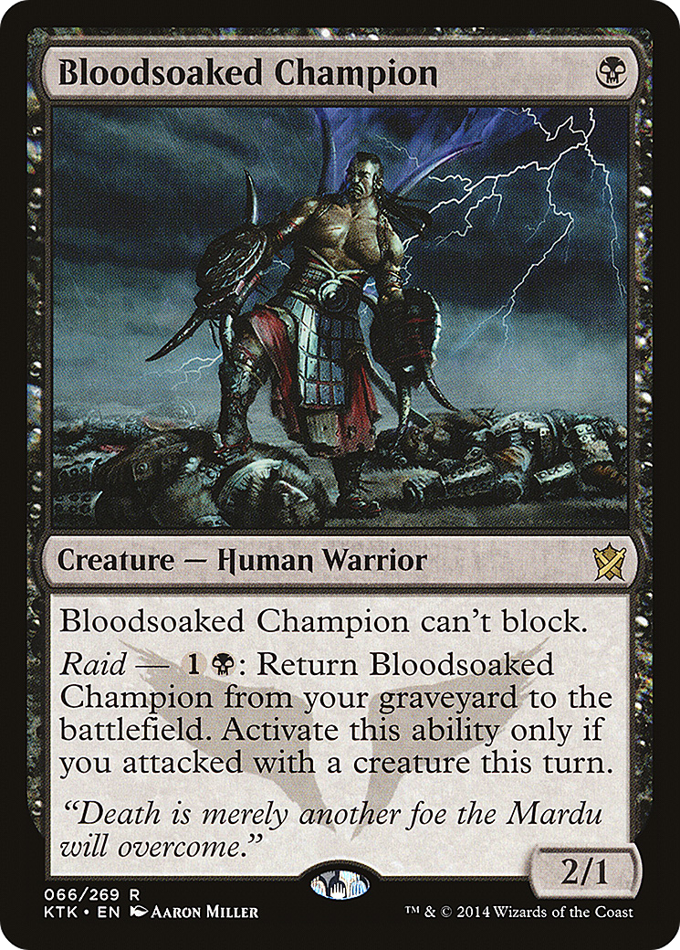 Bloodsoaked Champion [Khans of Tarkir] - The Mythic Store | 24h Order Processing