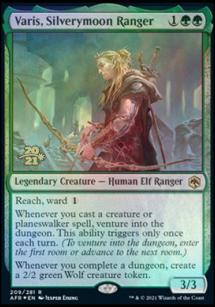 Varis, Silverymoon Ranger [Dungeons & Dragons: Adventures in the Forgotten Realms Prerelease Promos] - The Mythic Store | 24h Order Processing