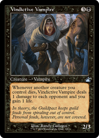 Vindictive Vampire (Retro Frame) [Ravnica Remastered] - The Mythic Store | 24h Order Processing