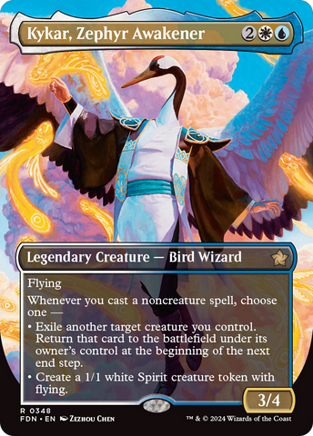 Kykar, Zephyr Awakener (Borderless) [Foundations] - The Mythic Store | 24h Order Processing