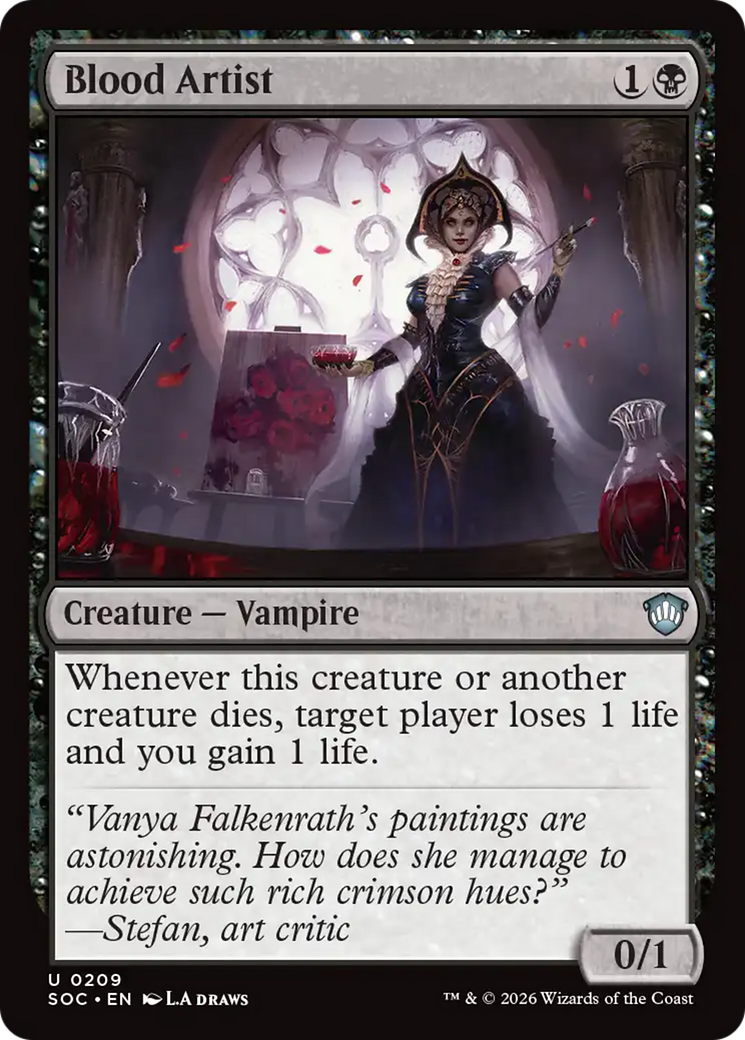 Blood Artist [Secrets of Strixhaven Commander] - The Mythic Store | 24h Order Processing