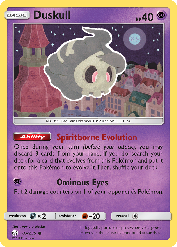 Duskull (83/236) [Sun & Moon: Cosmic Eclipse] - The Mythic Store | 24h Order Processing