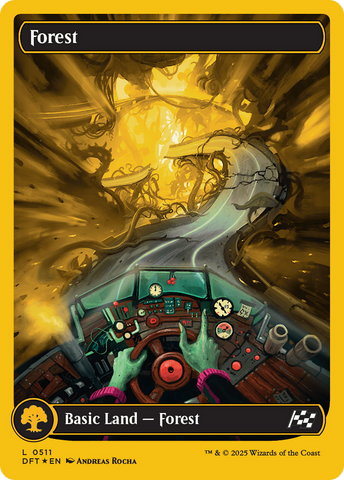Forest (0511) (First-Place Foil) [Aetherdrift] - The Mythic Store | 24h Order Processing