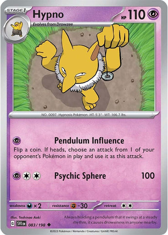 Hypno (083/198) [Scarlet & Violet: Base Set] - The Mythic Store | 24h Order Processing