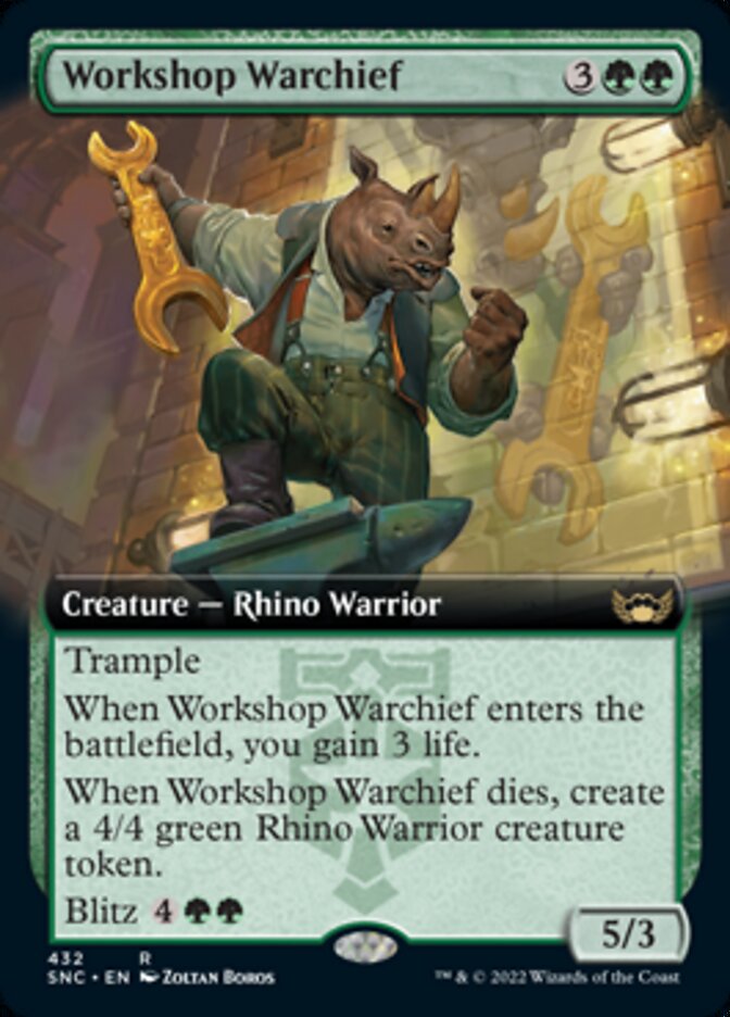 Workshop Warchief (Extended Art) [Streets of New Capenna] - The Mythic Store | 24h Order Processing