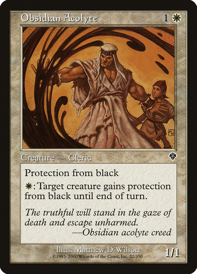 Obsidian Acolyte [Invasion] - The Mythic Store | 24h Order Processing
