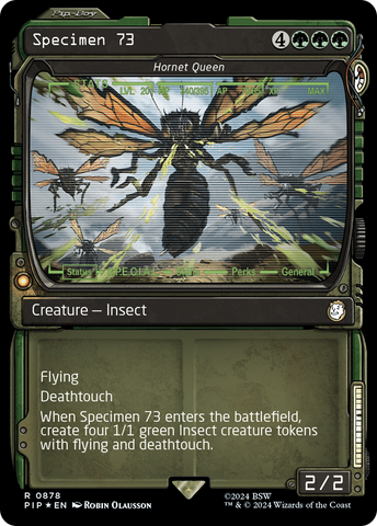 Specimen 73 - Hornet Queen (Showcase) (Surge Foil) [Fallout] - The Mythic Store | 24h Order Processing