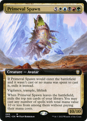 Primeval Spawn (Extended Art) [Dominaria United Commander] - The Mythic Store | 24h Order Processing