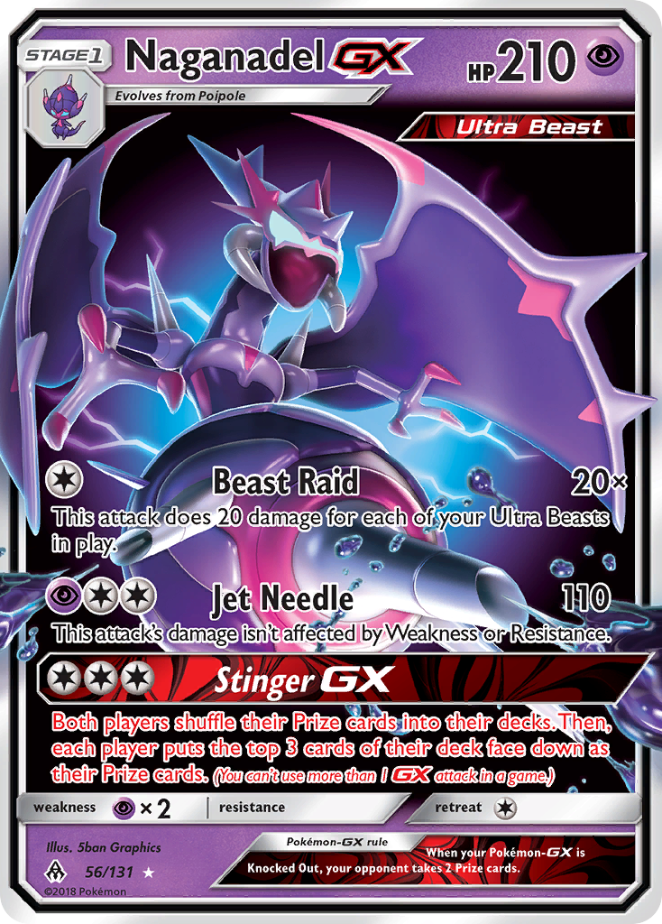 Naganadel GX (56/131) [Sun & Moon: Forbidden Light] - The Mythic Store | 24h Order Processing
