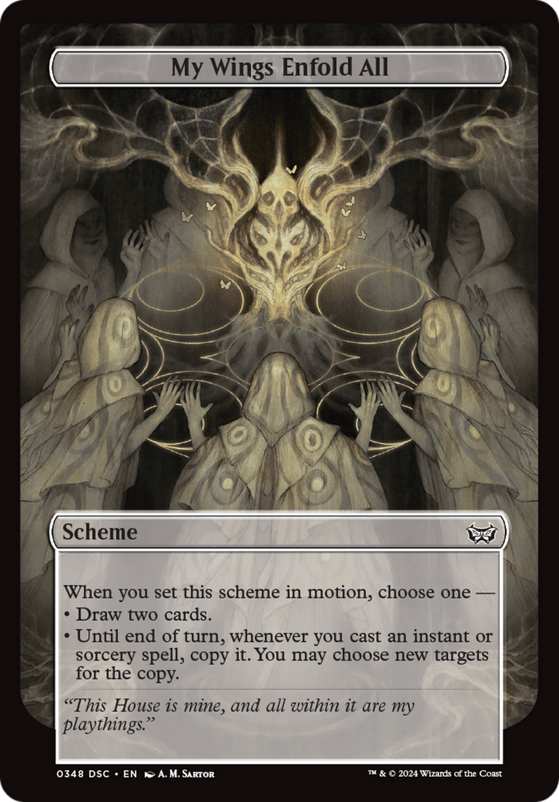 My Wings Enfold All (Full Art) [Duskmourn: Archenemy] - The Mythic Store | 24h Order Processing