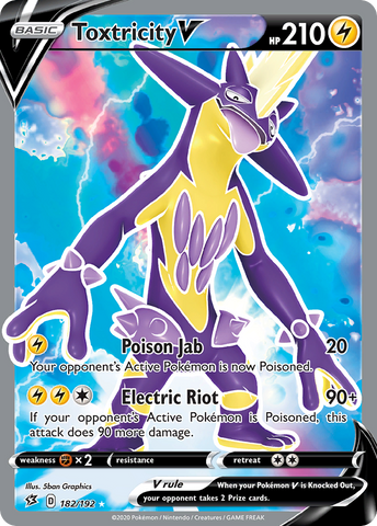 Toxtricity V (182/192) [Sword & Shield: Rebel Clash] - The Mythic Store | 24h Order Processing