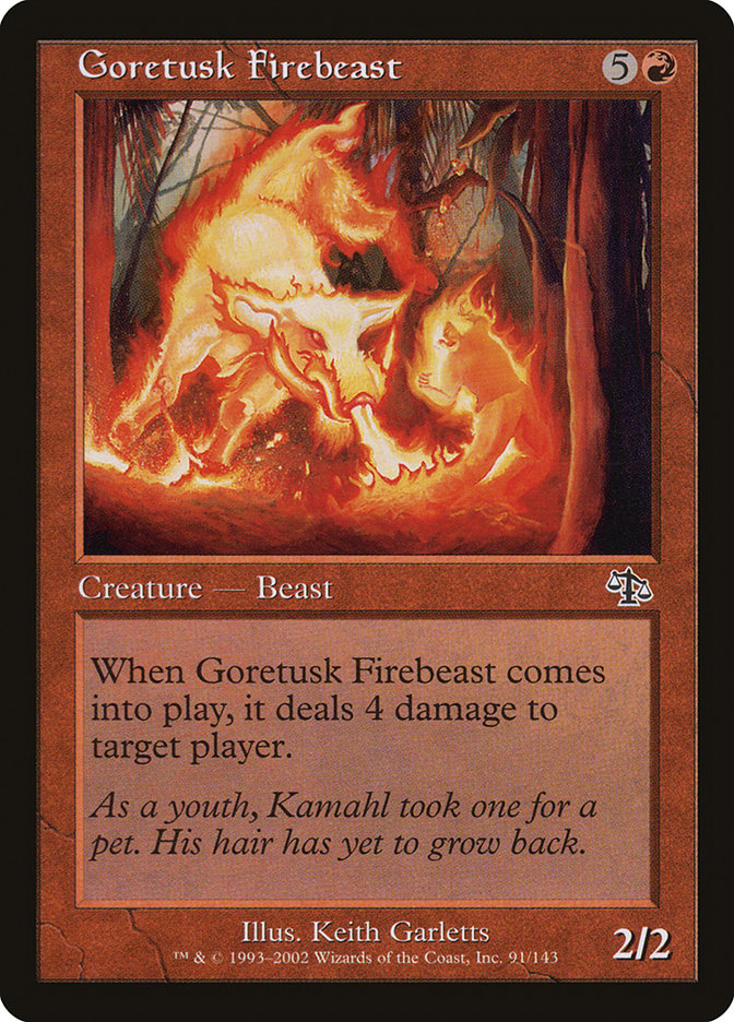 Goretusk Firebeast [Judgment] - The Mythic Store | 24h Order Processing