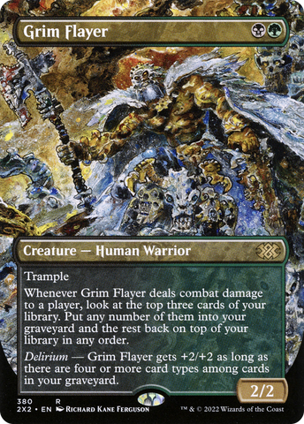 Grim Flayer (Borderless Alternate Art) [Double Masters 2022] - The Mythic Store | 24h Order Processing