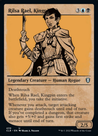 Rilsa Rael, Kingpin (Showcase) [Commander Legends: Battle for Baldur's Gate] - The Mythic Store | 24h Order Processing