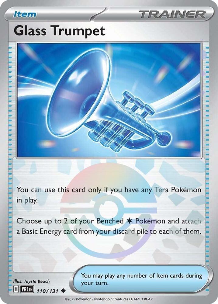 Glass Trumpet (110/131) (Poke Ball Pattern) [Scarlet & Violet: Prismatic Evolutions] - The Mythic Store | 24h Order Processing